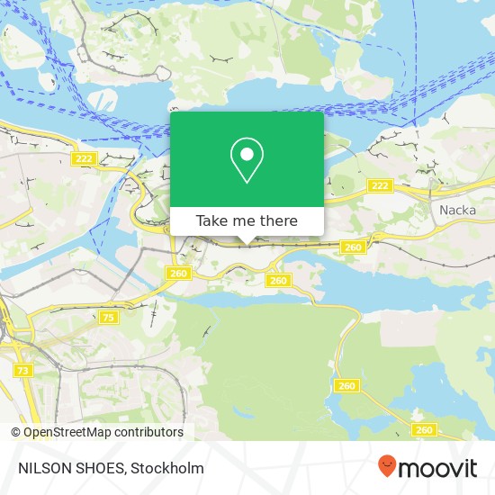 NILSON SHOES, SE-131 54 Nacka map