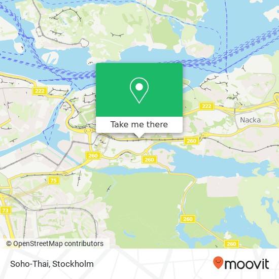 Soho-Thai, Värmdövägen SE-131 54 Nacka map