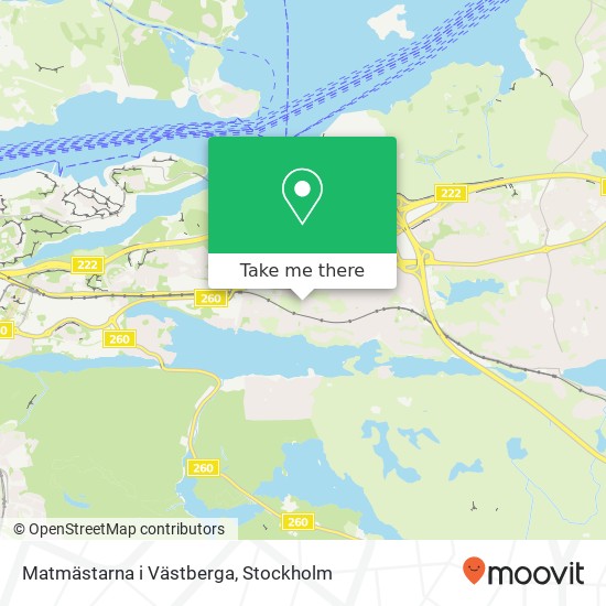 Matmästarna i Västberga, Stationsvägen 3 SE-131 41 Nacka map