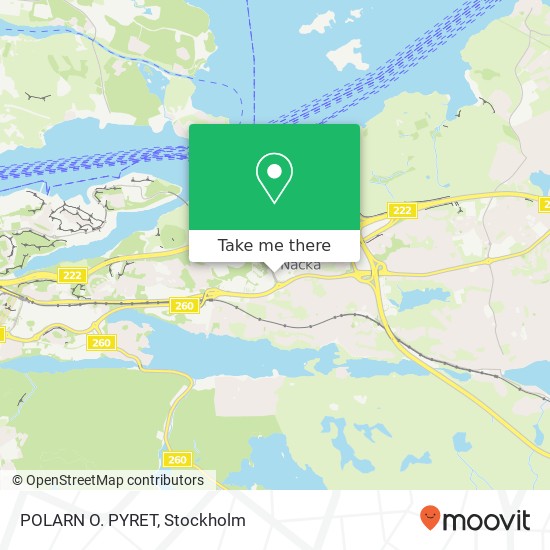 POLARN O. PYRET, Vikdalsvägen SE-131 40 Nacka map