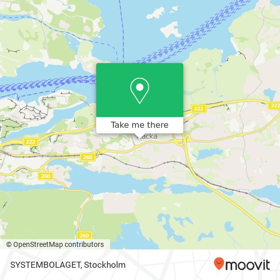 SYSTEMBOLAGET, Forumvägen SE-131 53 Nacka map