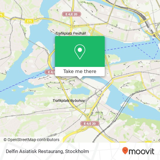 Delfin Asiatisk Restaurang, Gröndalsvägen 13 SE-117 66 Stockholm map