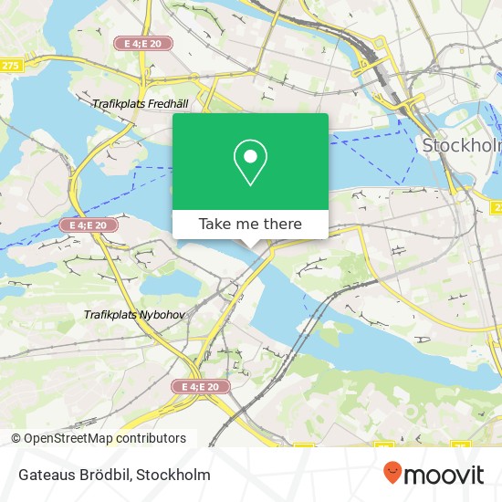 Gateaus Brödbil, SE-117 39 Stockholm map