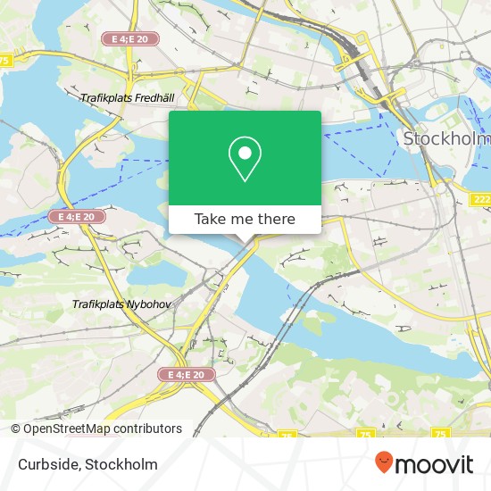 Curbside, Hornstulls strand SE-117 39 Stockholm map