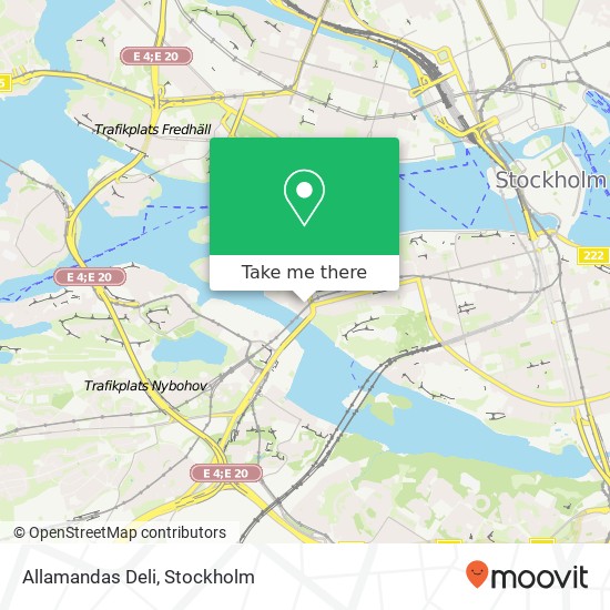 Allamandas Deli, Hornsgatan 176 SE-117 34 Stockholm map