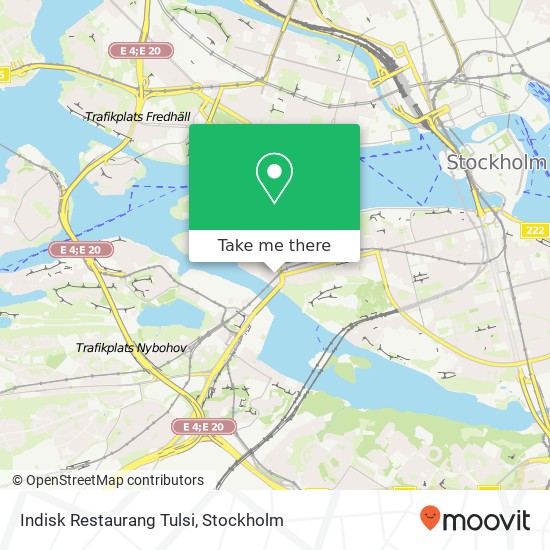 Indisk Restaurang Tulsi, Hornsgatan 176 SE-117 34 Stockholm map