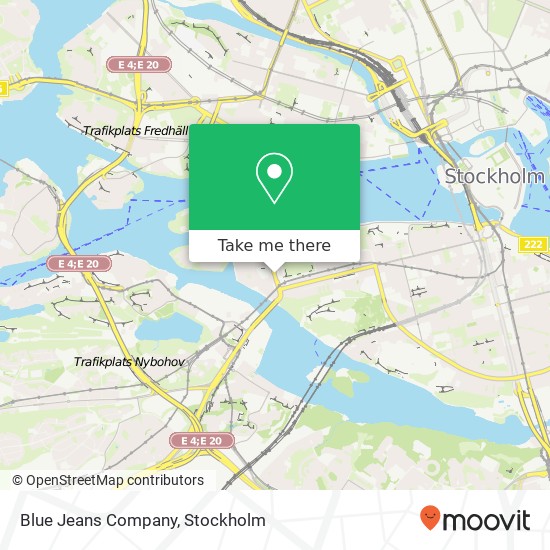 Blue Jeans Company, Långholmsgatan 23 SE-117 33 Stockholm map