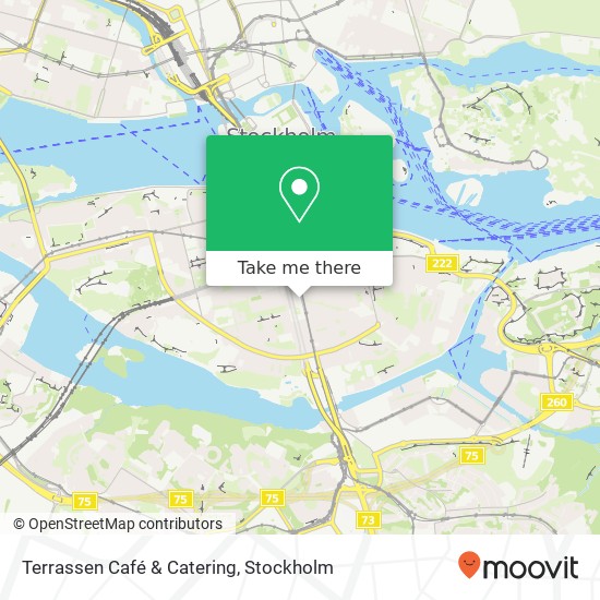 Terrassen Café & Catering, Götgatan 78 SE-116 21 Stockholm map