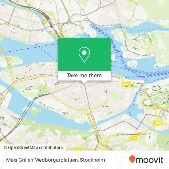 Maxi Grillen Medborgarplatsen, Götgatan 49 SE-118 26 Stockholm map