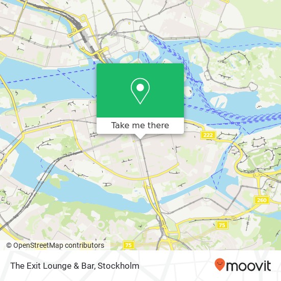 The Exit Lounge & Bar, Götgatan 53 SE-116 21 Stockholm map