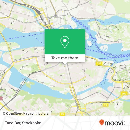 Taco Bar, Medborgarplatsen 3 SE-118 26 Stockholm map