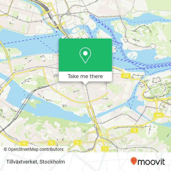 Tillväxtverket, Götgatan 74 SE-118 26 Stockholm map