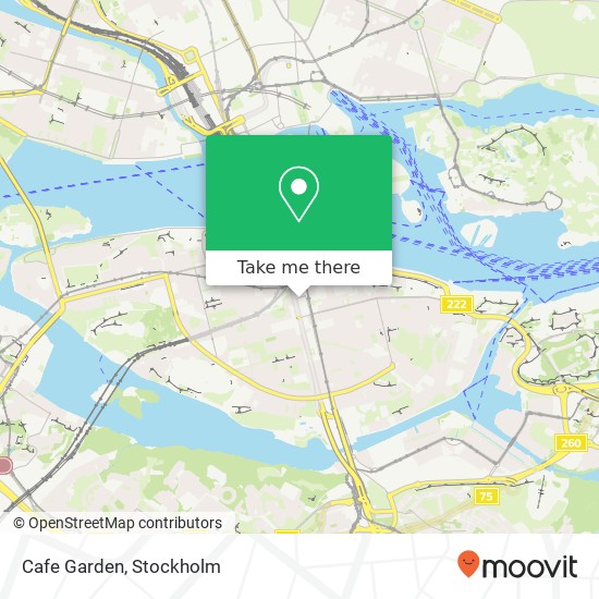 Cafe Garden, Medborgarplatsen SE-118 26 Stockholm map