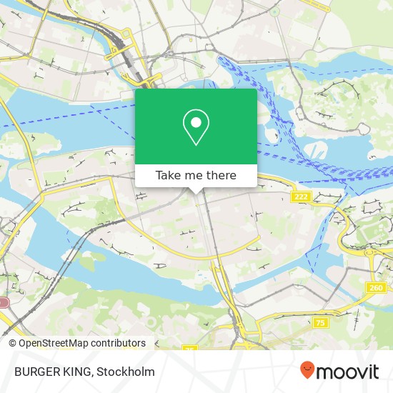 BURGER KING, Medborgarplatsen 9 SE-118 26 Stockholm map