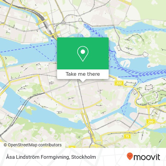 Åsa Lindström Formgivning, Tjärhovsgatan 14 SE-116 21 Stockholm map