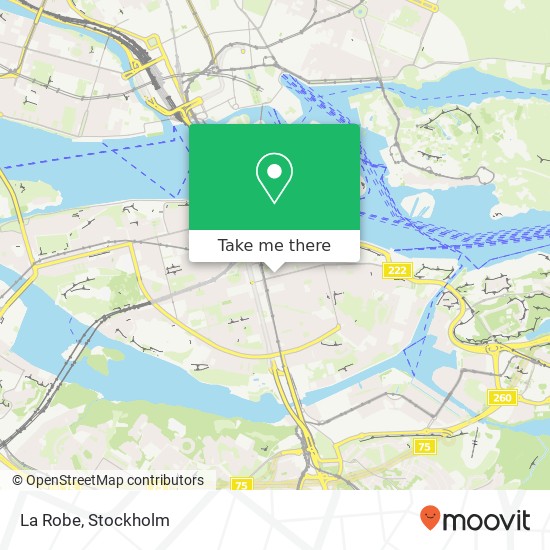 La Robe, Folkungagatan 55 SE-116 22 Stockholm map