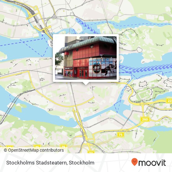 Stockholms Stadsteatern map