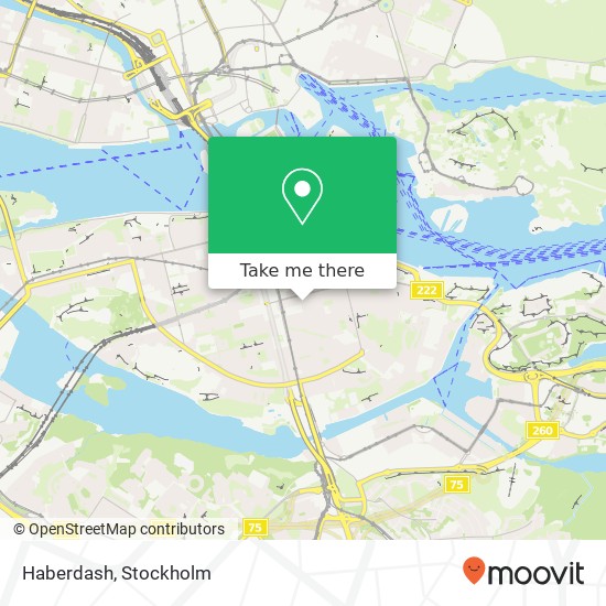 Haberdash, Kocksgatan 17 SE-116 24 Stockholm map