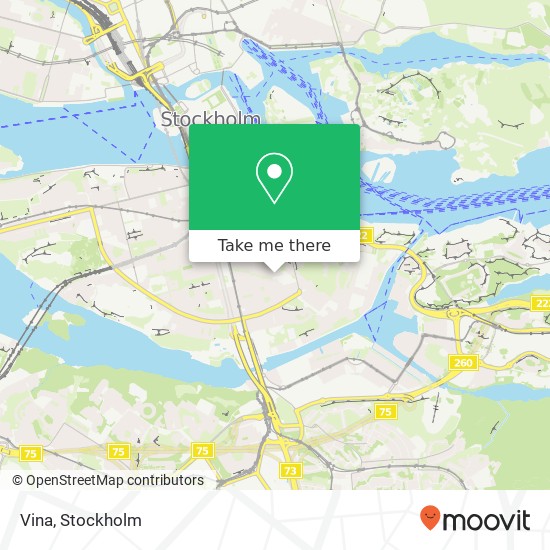Vina, Sofiagatan 1 SE-116 40 Stockholm map