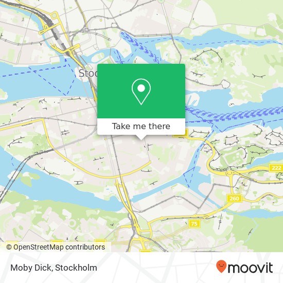 Moby Dick, Bondegatan 31 SE-116 33 Stockholm map