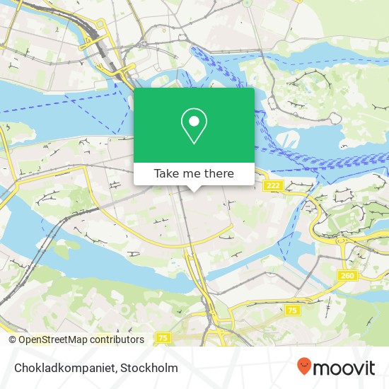 Chokladkompaniet, Kocksgatan 18 SE-116 24 Stockholm map