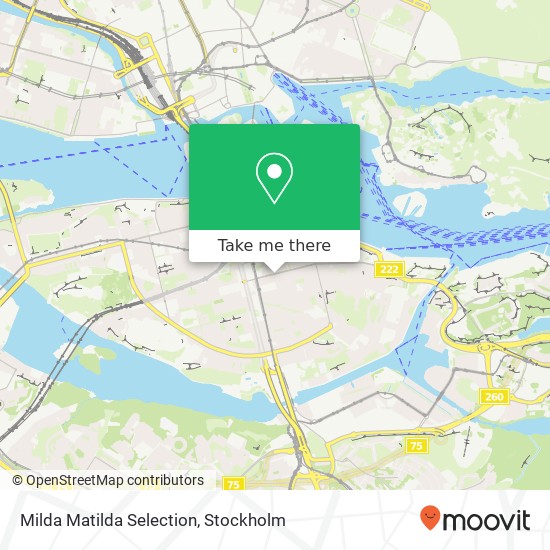 Milda Matilda Selection, Folkungagatan 68 SE-116 22 Stockholm map