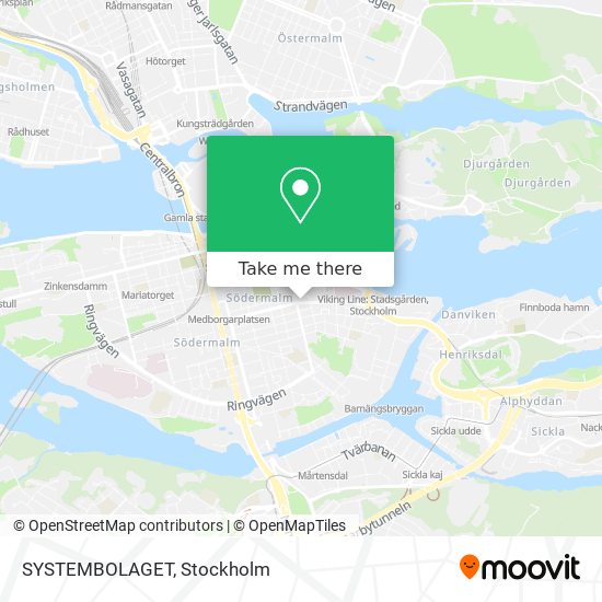 SYSTEMBOLAGET map