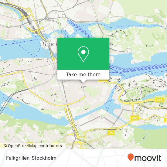 Falkgrillen, Bondegatan 37 SE-116 33 Stockholm map