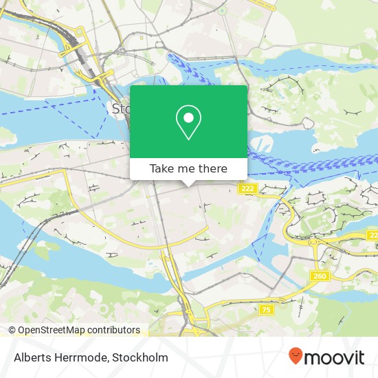 Alberts Herrmode, Nytorgsgatan 23 SE-116 40 Stockholm map