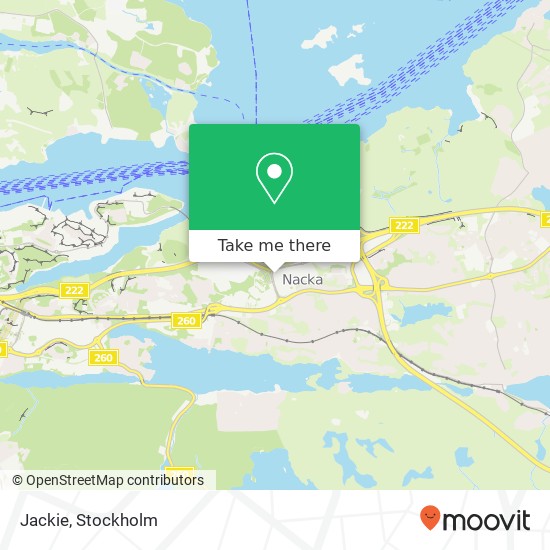 Jackie, Vikdalsvägen SE-131 40 Nacka map