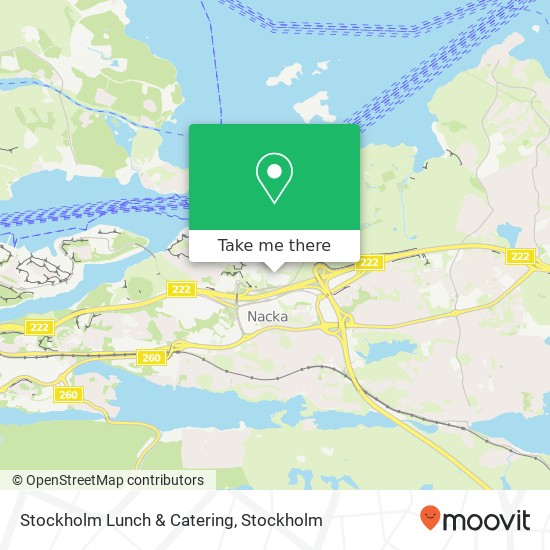 Stockholm Lunch & Catering, Jarlabergsvägen 2 SE-131 48 Nacka map