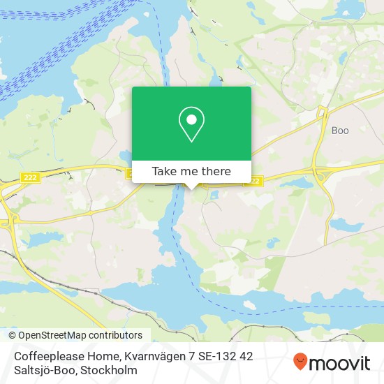 Coffeeplease Home, Kvarnvägen 7 SE-132 42 Saltsjö-Boo map