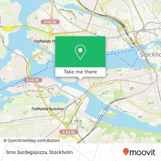 Sms Surdegspizza, Slipgatan 9 SE-117 39 Stockholm map