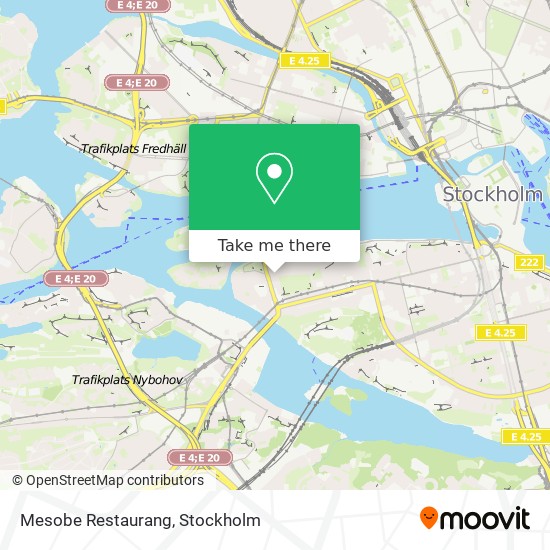 Mesobe Restaurang map