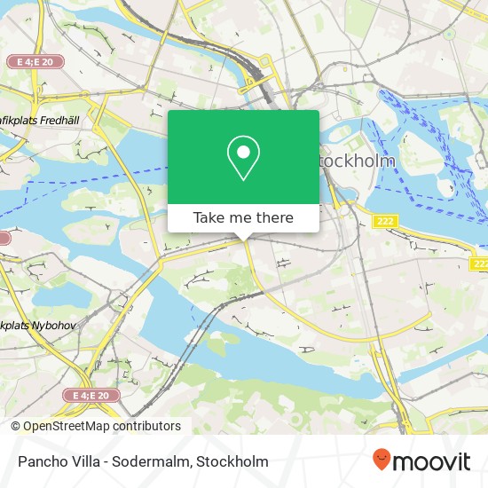 Pancho Villa - Sodermalm, Ringvägen 12 SE-117 26 Stockholm map