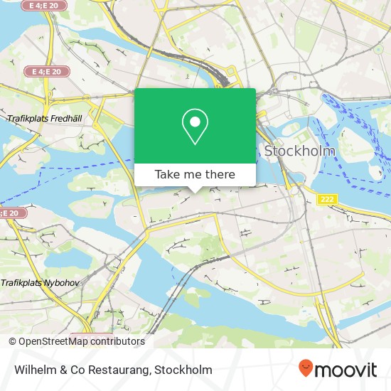 Wilhelm & Co Restaurang, Skinnarviksringen 16 SE-117 27 Stockholm map