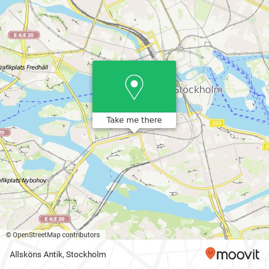 Allsköns Antik, Hornsgatan SE-117 26 Stockholm map