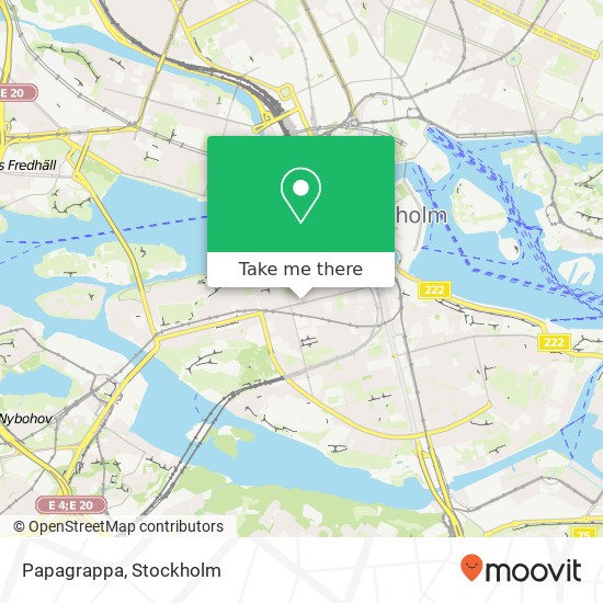 Papagrappa, Hornsgatan 76 SE-118 49 Stockholm map