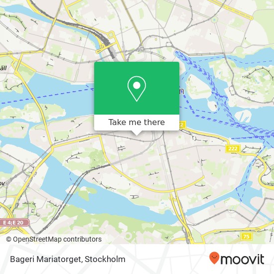 Bageri Mariatorget, Swedenborgsgatan 4 SE-118 48 Stockholm map