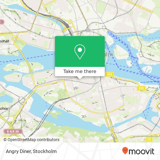 Angry Diner, Timmermansgatan 24 SE-118 55 Stockholm map