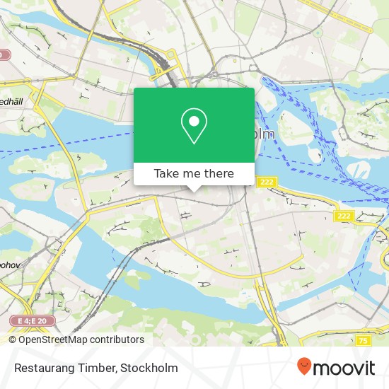 Restaurang Timber, Timmermansgatan 22 SE-118 55 Stockholm map