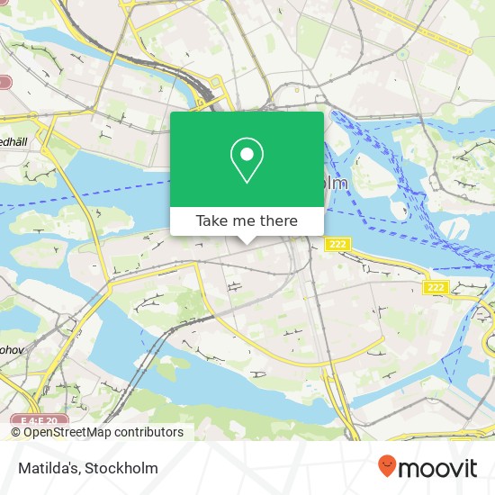 Matilda's, Hornsgatan 64 SE-118 21 Stockholm map