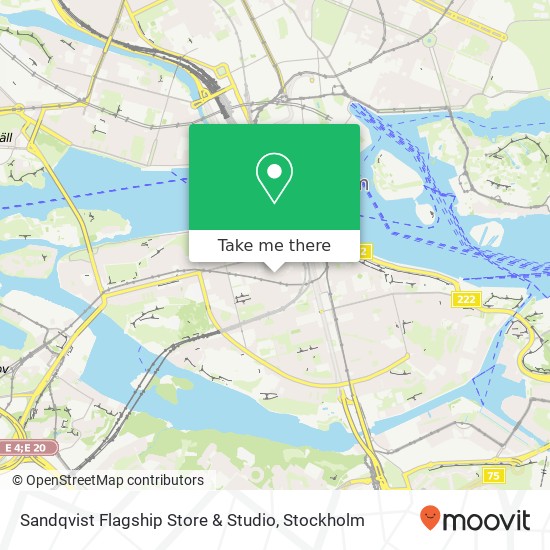 Sandqvist Flagship Store & Studio, Swedenborgsgatan 3 SE-118 48 Stockholm map