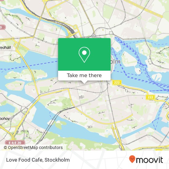 Love Food Cafe, Hornsgatan 66 SE-118 21 Stockholm map