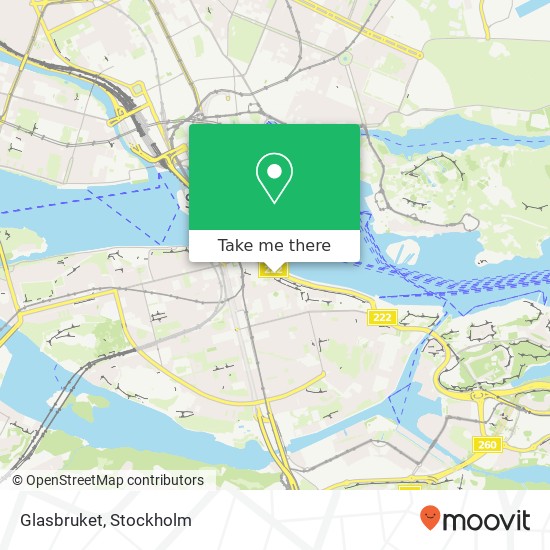 Glasbruket, Katarinavägen SE-116 45 Stockholm map