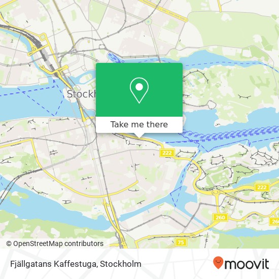 Fjällgatans Kaffestuga, Fjällgatan 37 SE-116 28 Stockholm map