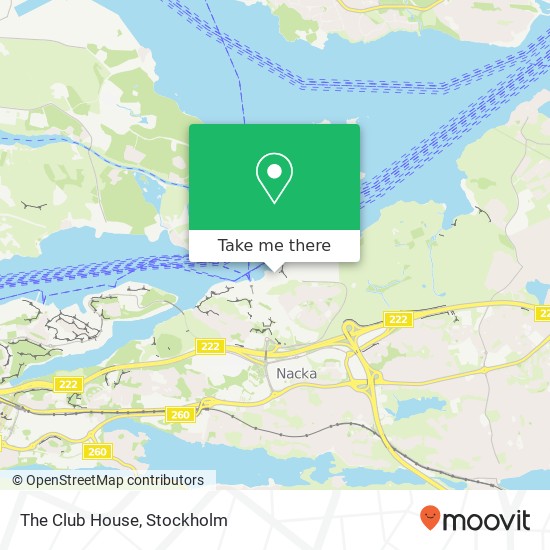 The Club House, Augustendalsvägen 36 SE-131 52 Nacka Strand map