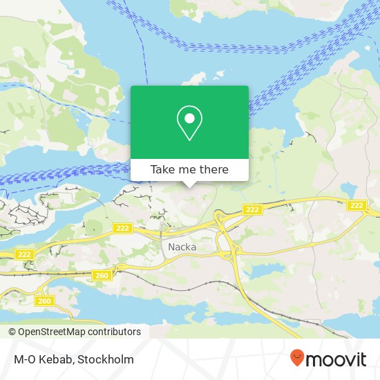 M-O Kebab, Landåvägen 16 SE-131 49 Nacka map