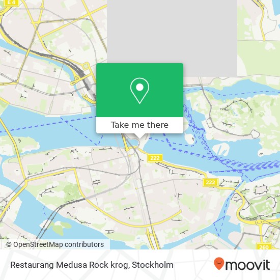 Restaurang Medusa Rock krog, Kornhamnstorg 61 SE-111 27 Stockholm map