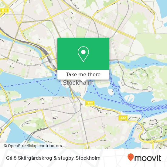 Gålö Skärgårdskrog & stugby, Brunnsgränd 7 SE-111 30 Stockholm map